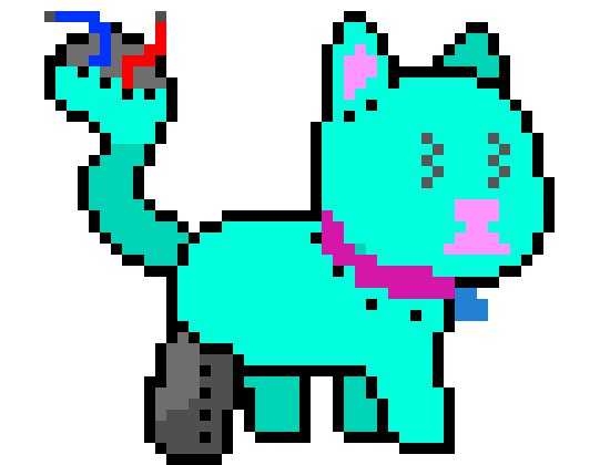 [3a33bd] Who are you people and why is this collar so itchy (tries to take off collar)-Speck