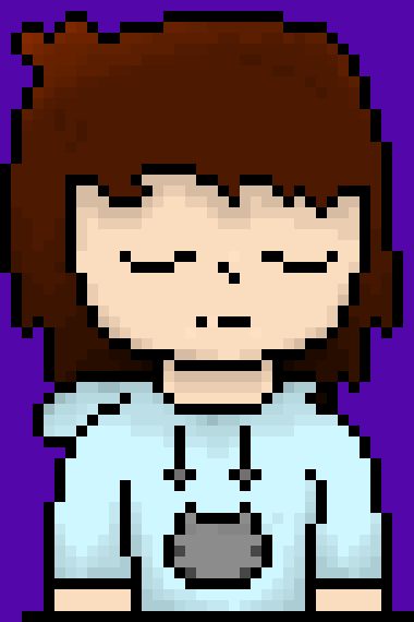 [be82ba] (Mocha fell asleep on the bench again, the folder next to her on the bench. Maybe you should try and read it.)