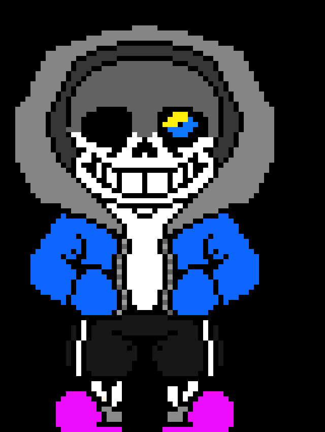 [f480e4] HARDMODE Sans sprite, except hes a base for others to use for OC reasons.