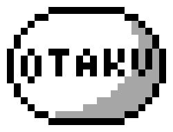 [9664c4] Pixel Otaku Pin