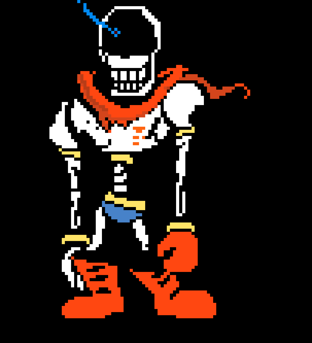 [6d923a] Undertale: phase 6 Papyrus Sprite.