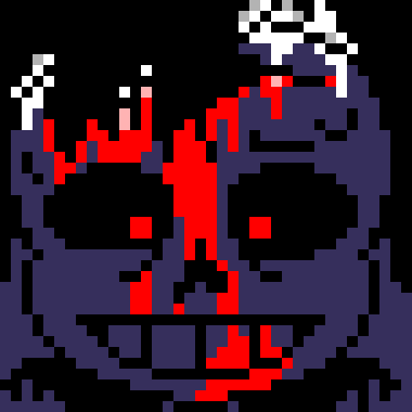 [7ce906] *(He'd sit back down on the bench.) -HorrorTale Sans