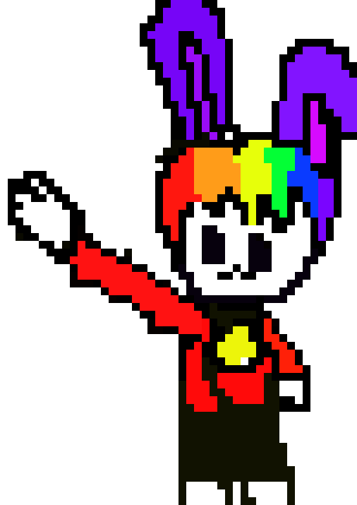 [9664c4] rainbow bun
