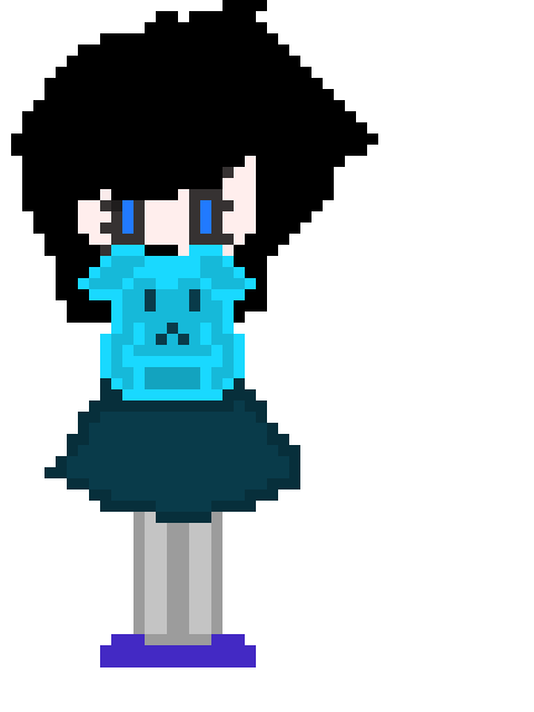 [904ba9] _Tapes her foot feeling bored waits for something anything to happen_