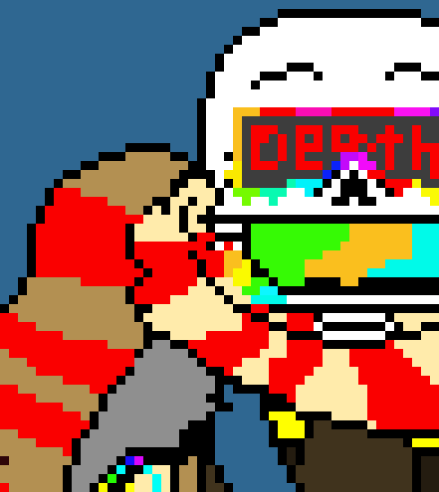 [017444] Change da world, Mu final message. Goodbye - Fresh!Ink sans