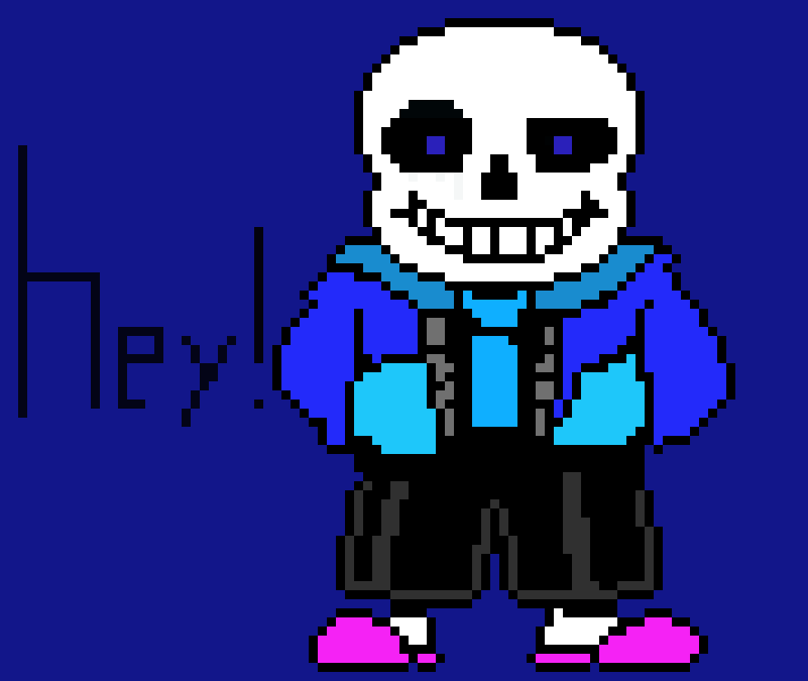 [4bb1ed] hellooooo! - dark Sans
