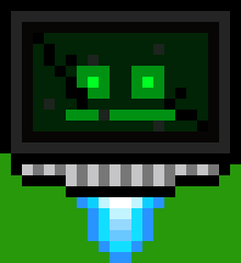 [741690] *He jumps into the cave, finished  door in hand, throwing it in place when he gets in* -Broken Data