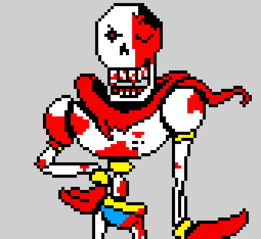 [9664c4] horrortale Papyrus sprite