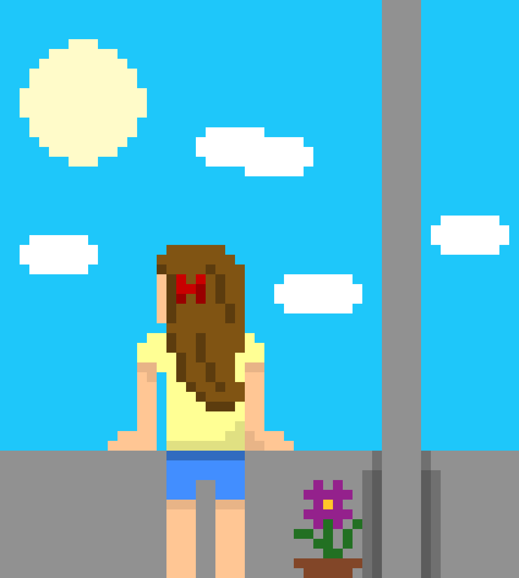 [46666f] Menina na Varanda