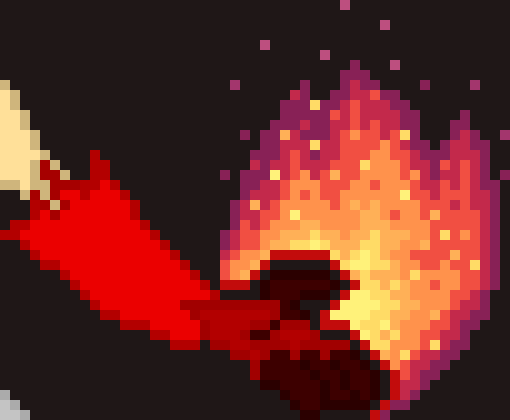 [63ceb7] -He made a ball MADE, of PURE hellfire, and fired it at Gaster, instantly hitting him due to it`s insane speed- Back off it`s my, "smol child!"... -He kept running-