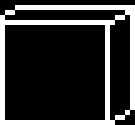 [be82ba] (A single metal crate...)