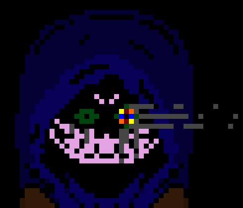 [c7b058] *still stabbing and gets hit by the bones making him stop*