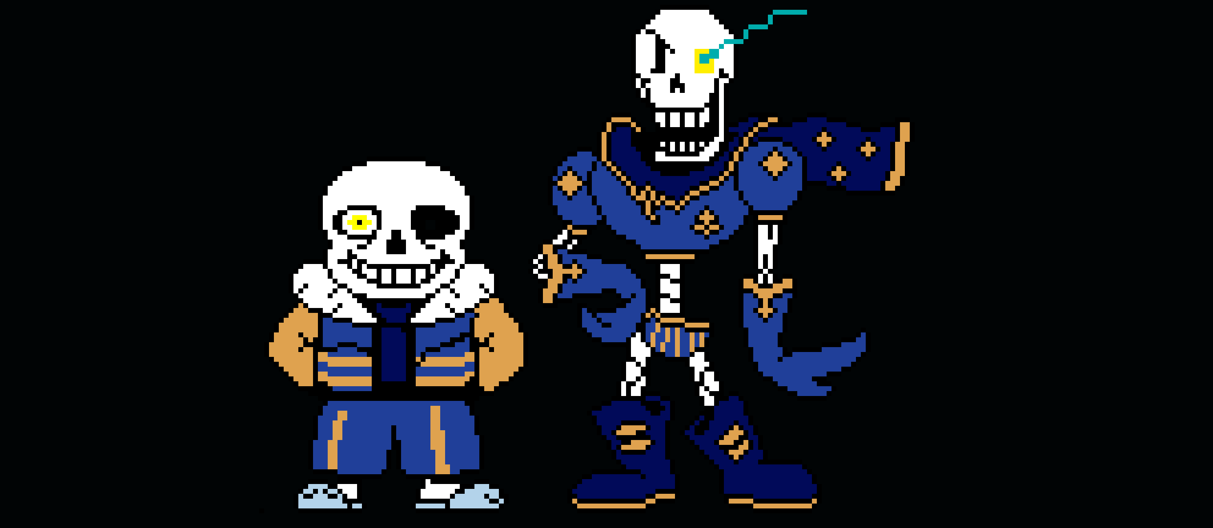 [bd6c90] Outertale Sans and Papyrus The Skeletons.