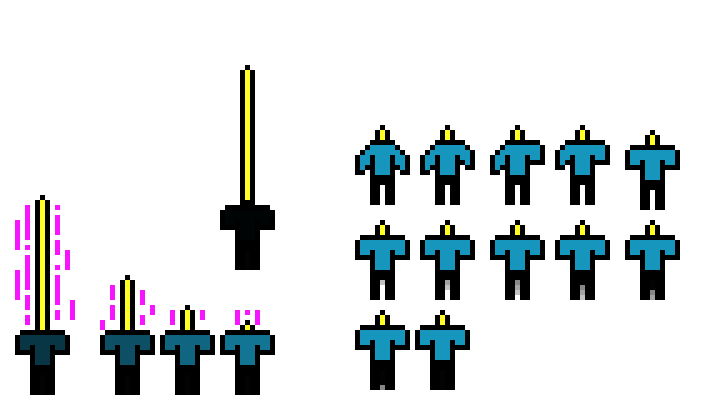 [42ecf8] little dude turning into a sword