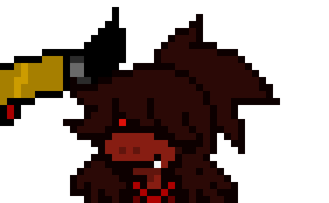 [6c26bc] DeltaRed: Burgundia Overview and Battle Sprites during Ch. 1 Weird Route (Equipped with Scythe of Twisted Justice)