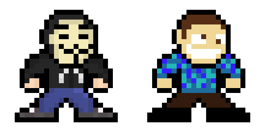 [9664c4] pixel characters 