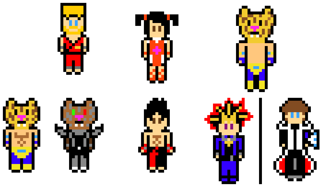 [9664c4] Paul, Ling, King & AKing, Yugi, Kaiba, Jin