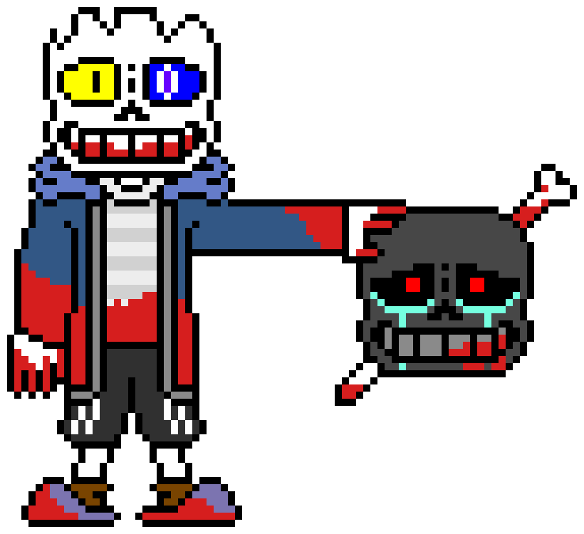 [d6b045] Test! Sans: *Uses 100000% to fix the earth then speeding at Stress sending him through the multiverse then back*