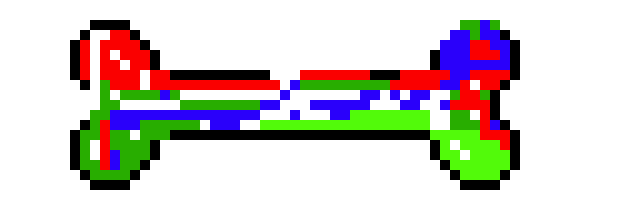 [3c6393] Undertale Bone Attack sprite