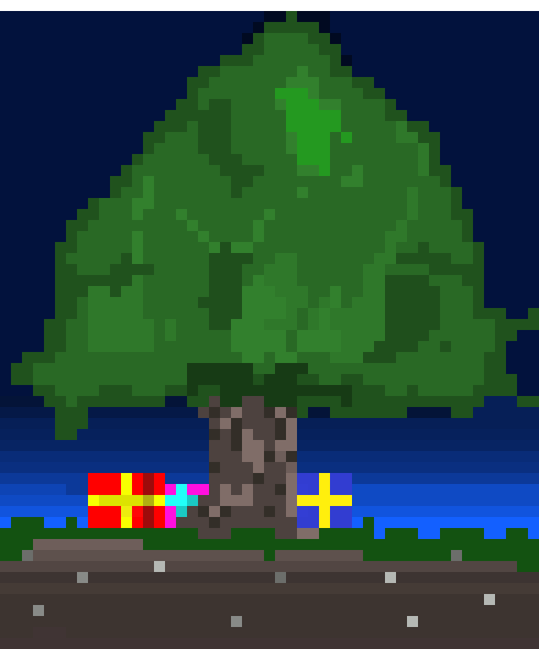 [3d9c40] my pixel tree