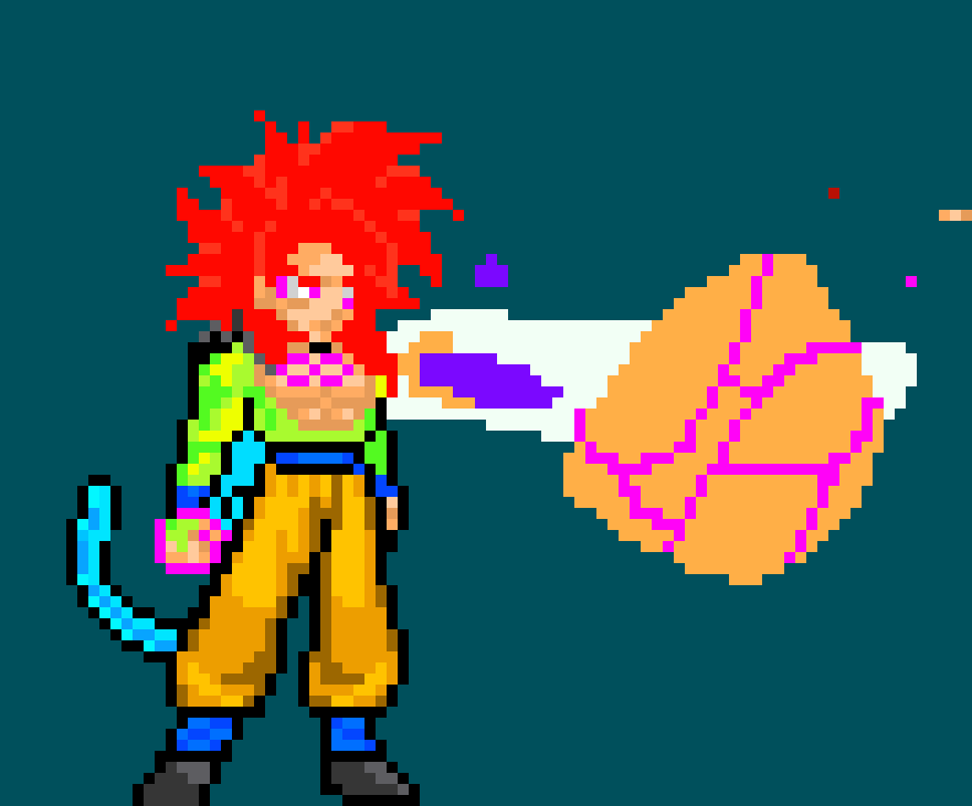 [993fcc] Super Saiyan Infinity Goku Physic Mode