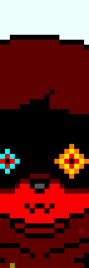 [6b98f7] *He just grabbed the bone* *He couldnt talk because the demonic voice muted him for a bit*