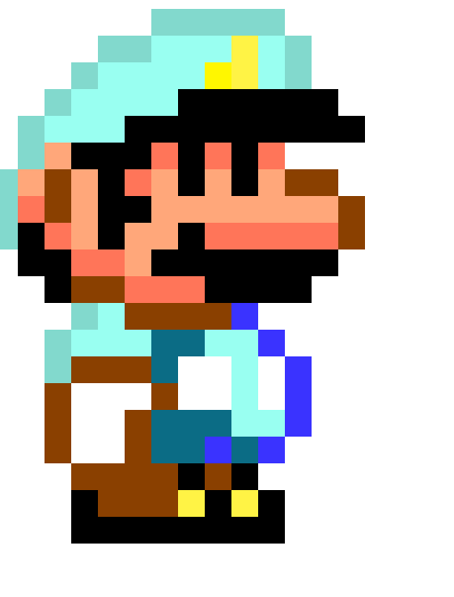 [7456f1] Smario: What? I stole marios hat and painted it blue Anyways i stumbled upon Fell!Pantcat.