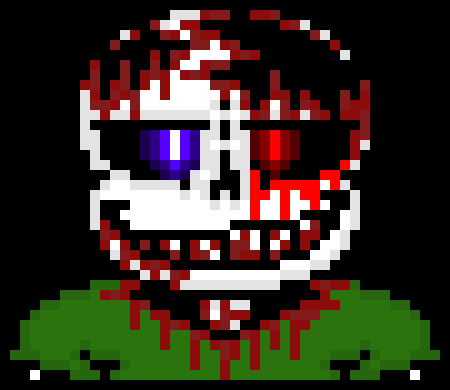 [57dac4] *the Sans would be in TerrorTale, he would see Terror, throwing his bone axe at a target, constantly getting bullseyes *