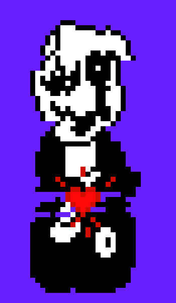 [ff81f4] (Hey guys what do you think of glitched Gaster?)