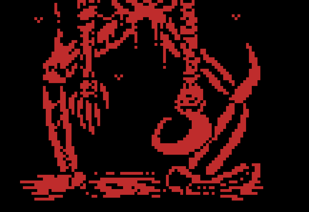 [e25ae6] Stay... Out of my forest....  *you could only see the legs due to the trees blocking most of it*