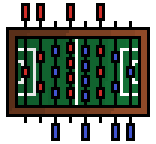 [3d8ba2] Foosball Table