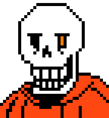 [a82578] *dodges the attack and summons blue bones holdingrainbow still while he shoots multiples of blasters*