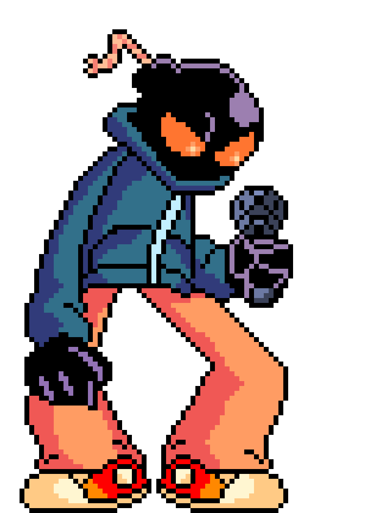 [a23199] *sees the kid trys walking past him