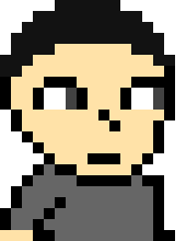 [90896a] *He simply stood up after being released and started backing away from Sky, not looking where he was going. He ended up bumping into Karma, and turning around with a jump, his fists up as if he was expecting a fight.*