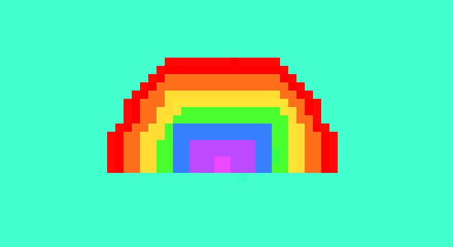 [9664c4] Pixel Rainbow