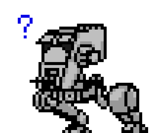 [2d8240] like how BD used to use a crappy Sans sprite? or how Post was there? or Allan? -Pathfinder