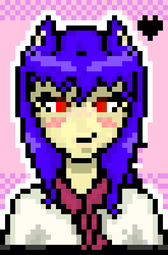 [5b2f3e] watch what you say jim. this is CV still. using my older OC Hanako. wel a recreation of her at least.