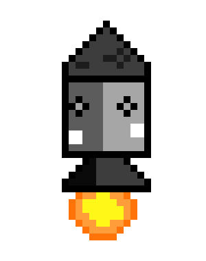 [4fbda4] mini rocket tries to suborbit but is to small the rocket uses parashoot- Evan