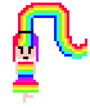 [9664c4] rainbow girl