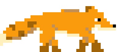 [b8d3c8] fox walking frame 2