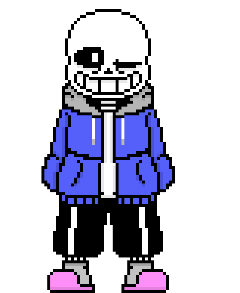 [6ced57] Heya, kiddo! Puntastic pal Sans here! I see you've used my sprite without my permission!