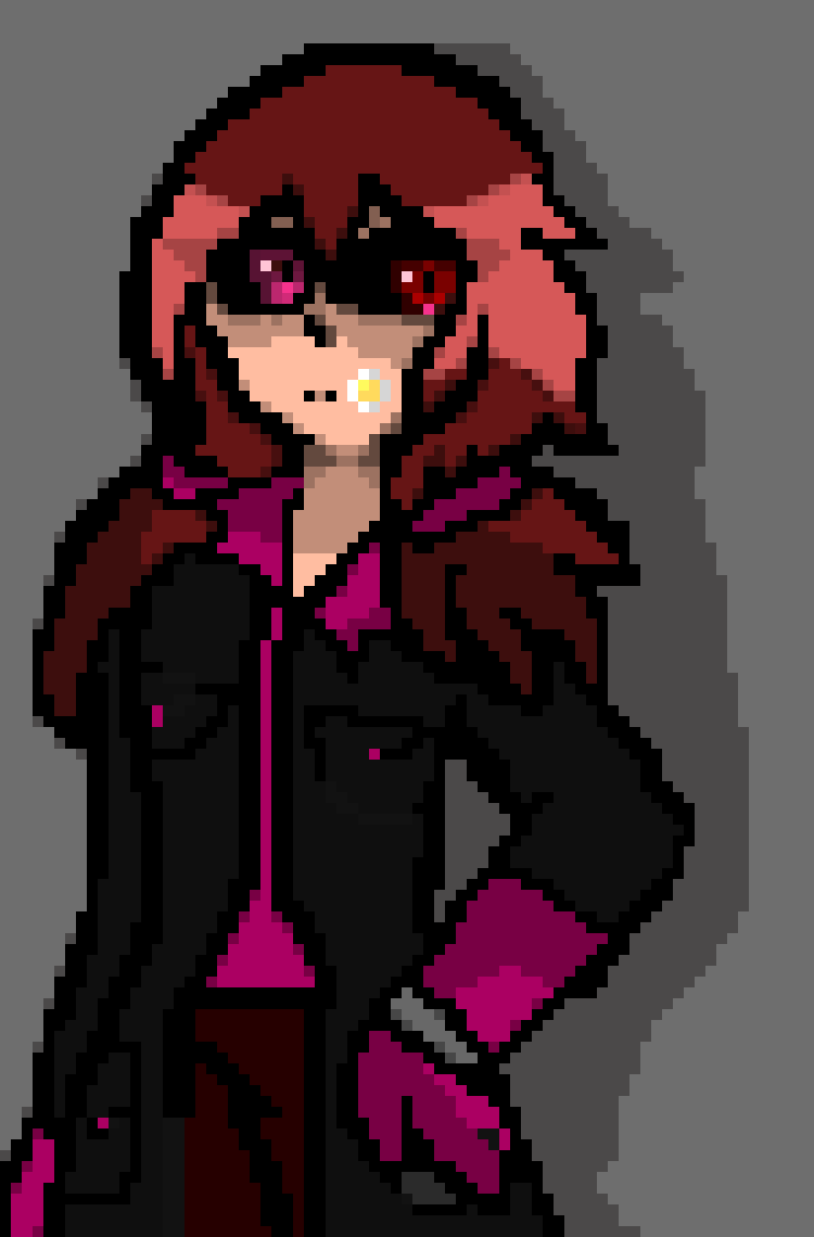 [a8a3be] -she gets up and turn around-