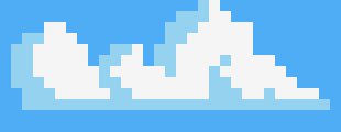 [9664c4] Clouds pixel art
