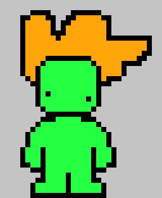 [258281] (sigh) alright, lets get this over with. (speeds over to the janitor's closet, grabs the gun and medicinal herb, then goes to the men's bathroom and keeps opening the door, resulting in the guy throwing literal shit at me). -Ez