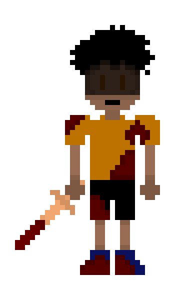 [25d002] Welp, Here we go. *He tanks the knifes, before stabbing himself through the heart, collapsing to the ground*