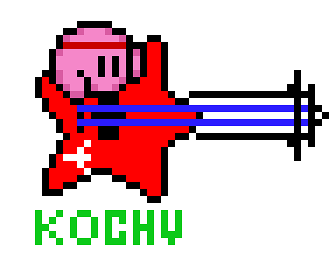 [1eb544] Shadow Kirby (8-Bit Sprite)