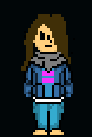 [2fbf6b] -as time was stopped, frisk started a flame under each one and forcefeilding them, making them burn to a crisp without a chance of revival-