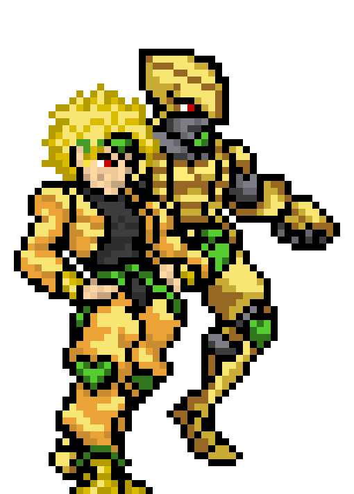 [4076f0] -legit grabs x chara by the head and yeets em- I DON'T KNOW, SOME TALL MAN TOLD ME TO DESTROY THEM! AND, DIE JOTARO!!!! -DIO (cleetus)