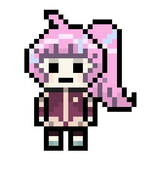 [2a290e] danganronpa pixel sprite base