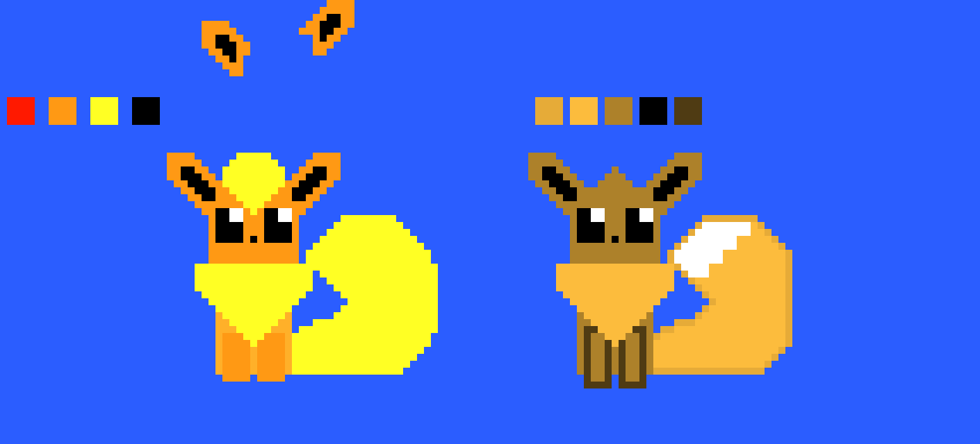 [3b60f5] flarereon and eevee